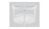 Picture of Urban Valley White Round Cocktail Table