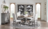 Picture of Kingston Two-Tone Pedestal Extendable Dining Table