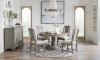 Picture of Kingston Two-Tone Pedestal Extendable Dining Table