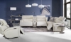 Picture of Plymouth White Leather 6-Piece Power Sectional