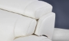 Picture of Plymouth White Leather 6-Piece Power Sectional