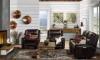 Picture of Rainier Mink Leather Power Sofa