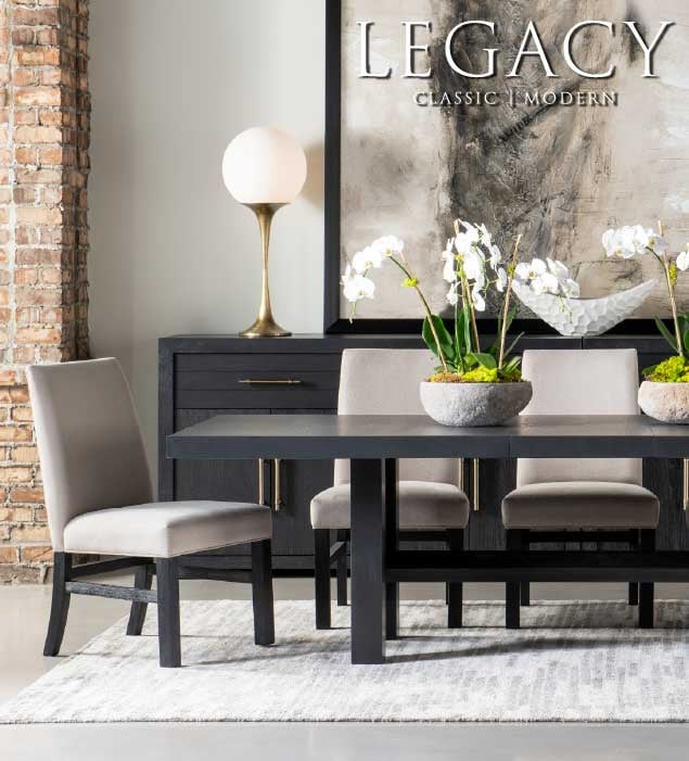 Legacy Classic 84-Inch Trestle Table & 4 Chairs