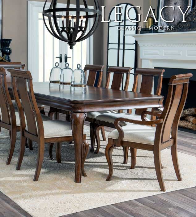 Legacy Classic Complete Dining Room 84-Inch Table & 4 Chairs