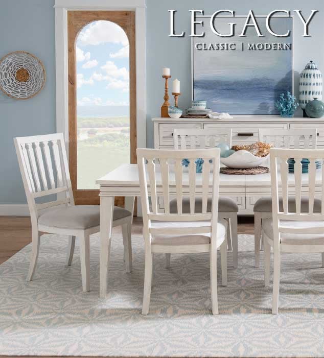 Legacy Classic 74-Inch Table & 4 Chairs
